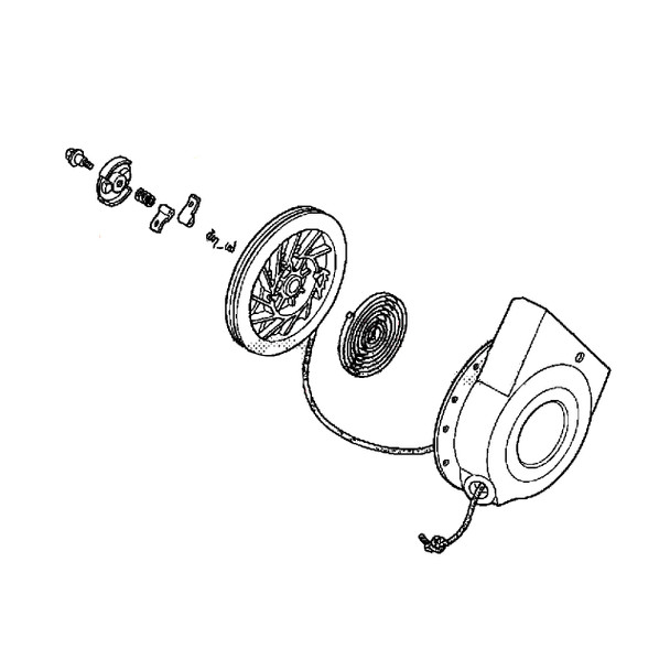 Honda OEM 28400-ZE3-H61ZB - STARTER ASSEMBLY R280 -  Honda Original Part - NO LONGER AVAILABLE