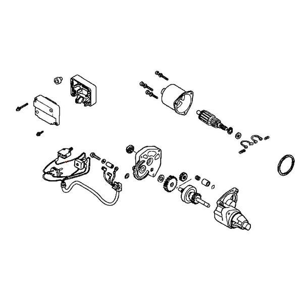 Honda OEM 31210-ZE3-H71 - MOTOR UNIT STARTER -  Honda Original Part