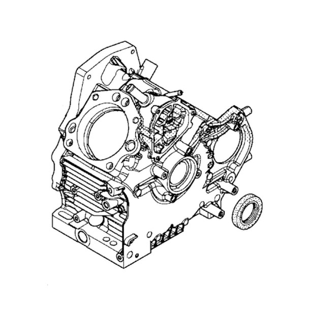 Honda OEM 11100-ZDX-900 - CRANKCASE ASSEMBLY -  Honda Original Part