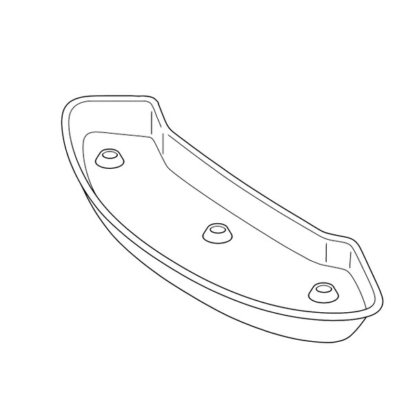 Honda OEM 18325-ZG1-701 - PROTECTOR MUFFLER -  Honda Original Part