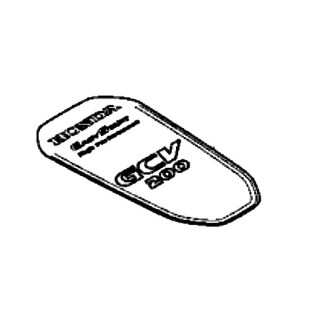 Honda OEM 87169-Z9W-000 - MARK TOP COVER -  Honda Original Part