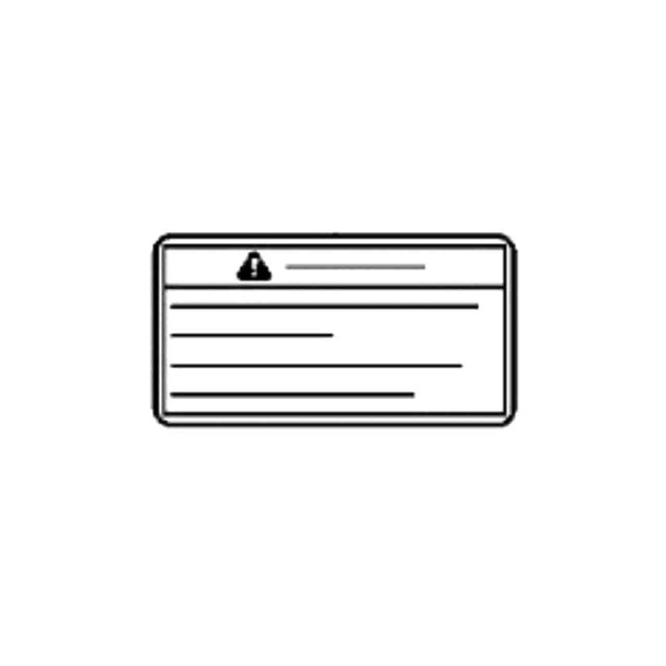 Honda OEM 87516-ZDD-800 - MARK -  Honda Original Part