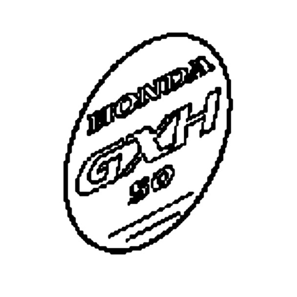 Honda OEM 87521-ZDF-000 - EMBLEM -  Honda Original Part