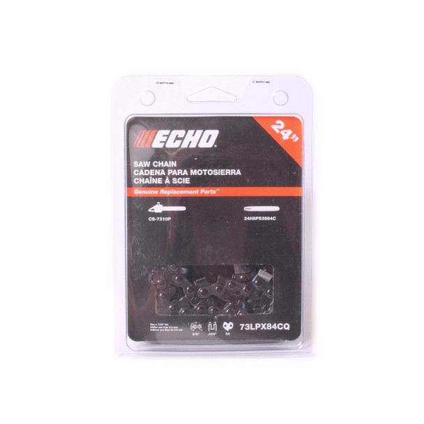 Echo OEM 73LPX84CQ - 24" SAW CHAIN - .058" GAUGE - Echo Original Part - Image 1 Echo OEM 73LPX84CQ - 24" SAW CHAIN - .058" GAUGE - Echo Original Part - Image 1