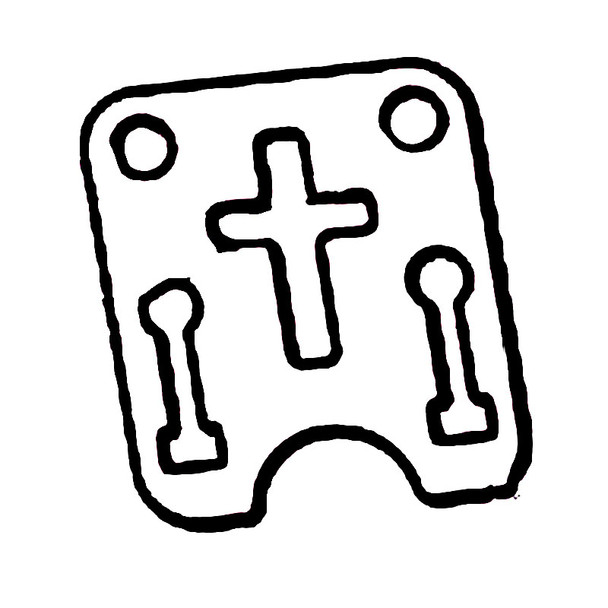 Husqvarna OEM 531146935 - Plate Push Rod Guide Plate - Husqvarna Original Part