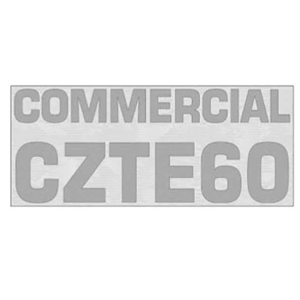 Husqvarna OEM 531197301 - Decal Commercial Czte60 - Husqvarna Original Part