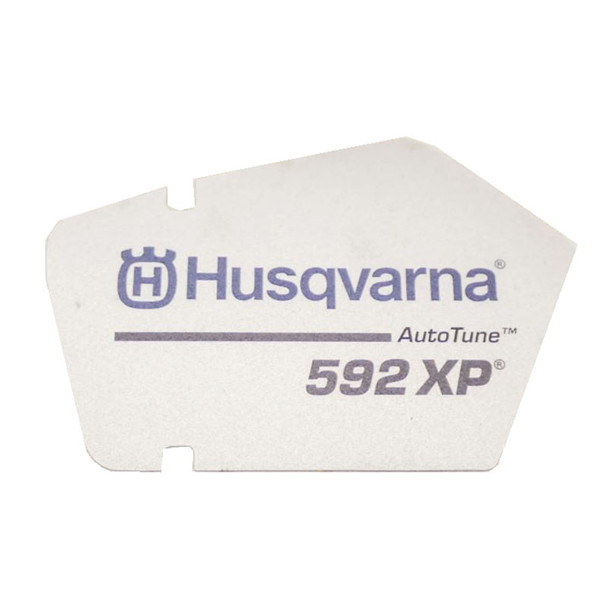 Husqvarna OEM 599333504 - Label Starter Housing 592 Xp - - Husqvarna Original Part