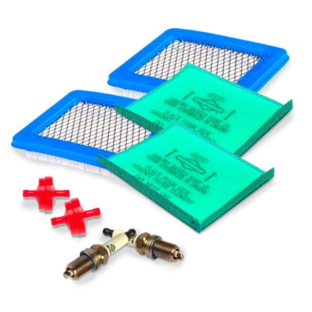 Briggs and Stratton OEM 900-KFFD2 - 491588S AIR FILTER 493537S AIR FILTER FOAM 491055S SPARK PLUG 298090S FUEL FILTER DOUBLE KIT - Briggs and Stratton Original Part - NO LONGER AVAILABLE