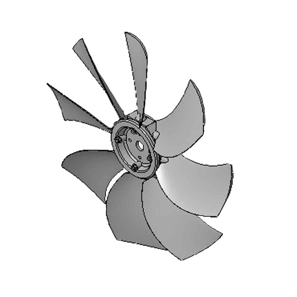 Kohler OEM ED0097183850-S - SUCKING FAN D500 KOHLER DIRECT INJECTION3404TCR - Kohler Original Part