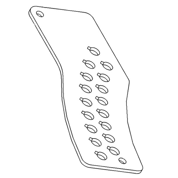 TORO 117-5287-01 - PLATE-HOC INSIDE - Original OEM part - Image 1