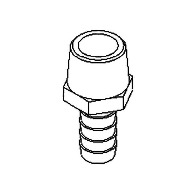 TORO 120-8671 - FITTING-HOSEBARB - Original OEM part - Image 1