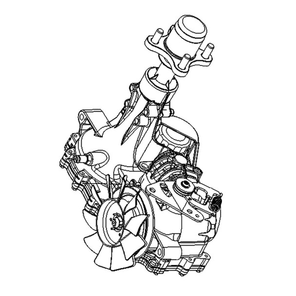 TORO 126-2883 - LH TRANSAXLE ASM - Original OEM part - Image 1