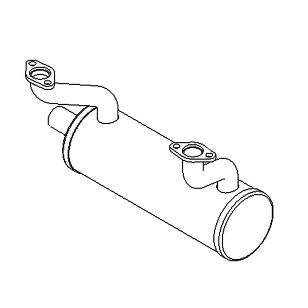 TORO 126-5864 - MUFFLER - Original OEM part - Image 1