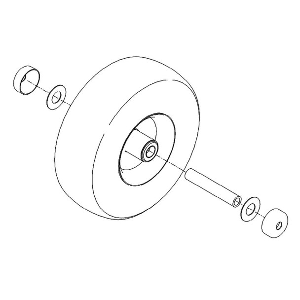 TORO 145-0475 - KIT-CASTER WHEEL - Original OEM part TORO 145-0475 - KIT-CASTER WHEEL - Original OEM part