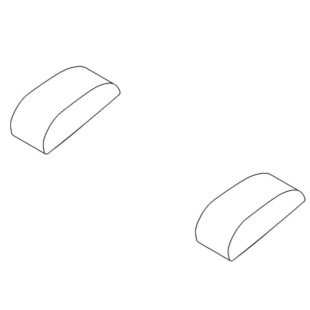 TORO 145-3642 - PADS-ARMREST - Original OEM part - Image 1