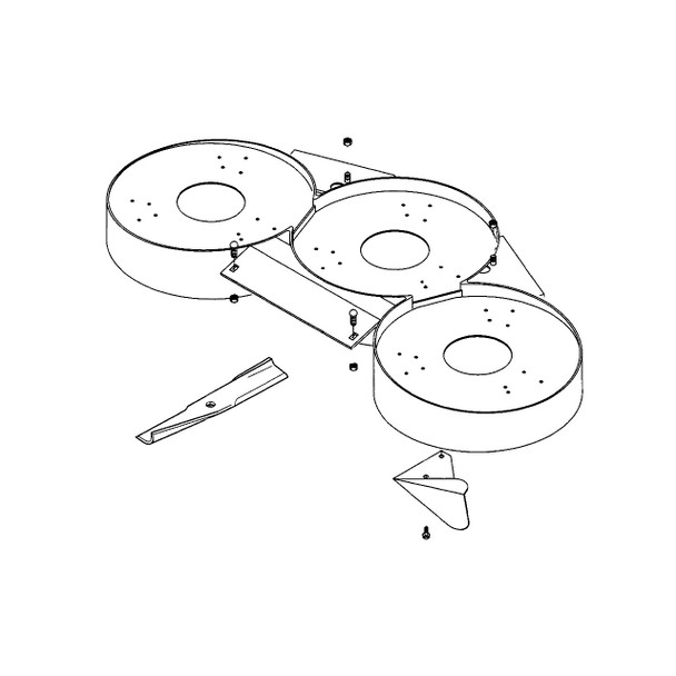 TORO 86001 - 42" REAR RECYC KIT - Original OEM part TORO 86001 - 42" REAR RECYC KIT - Original OEM part