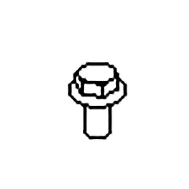 TORO 93-2569 - SCREW-HHF - Original OEM part - Image 1