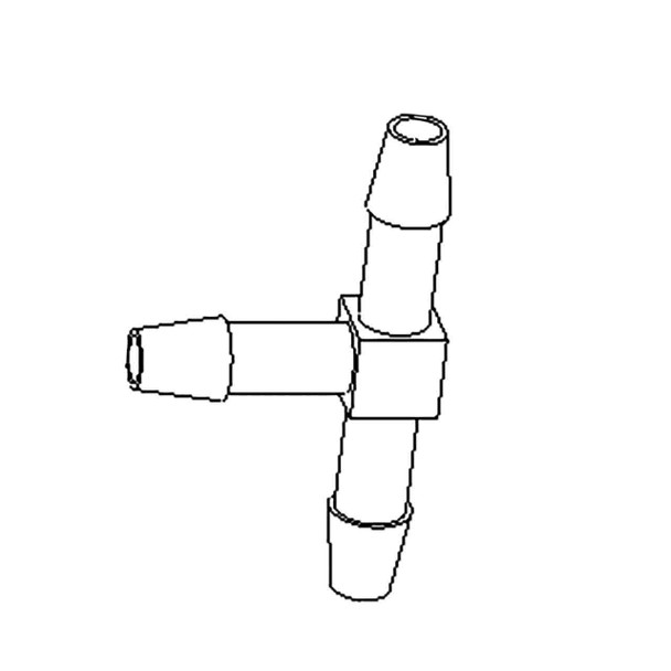 TORO 99-5005 - FITTING-TEE BARBED - Original OEM part - Image 1