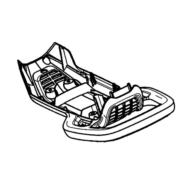 Husqvarna OEM 536216401 - Rear Handle With Decal - Husqvarna Original Part