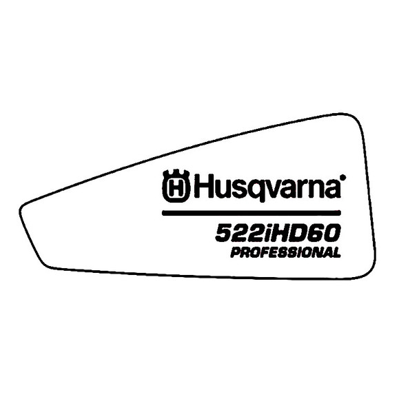 Husqvarna OEM 536291401 - Decal Product Right 522Ihd60 W - Husqvarna Original Part