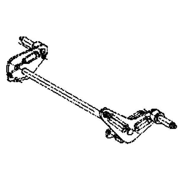 Husqvarna OEM 537582158 - Front Wheel Axle Assembly - Husqvarna Original Part