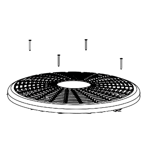Husqvarna OEM 538675701 - Rotating Screen & Screw - Husqvarna Original Part