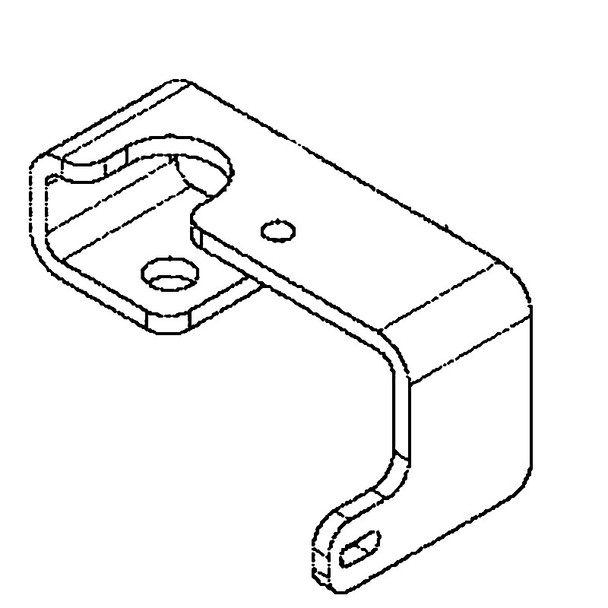 Husqvarna OEM 546100501 - Bracket Deck Height Adjustment Black - Husqvarna Original Part