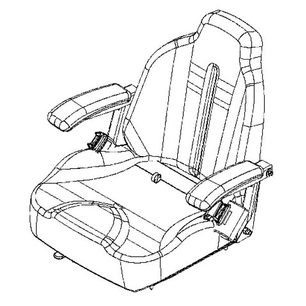 Husqvarna OEM 531451401 - Seat - Husqvarna Original Part