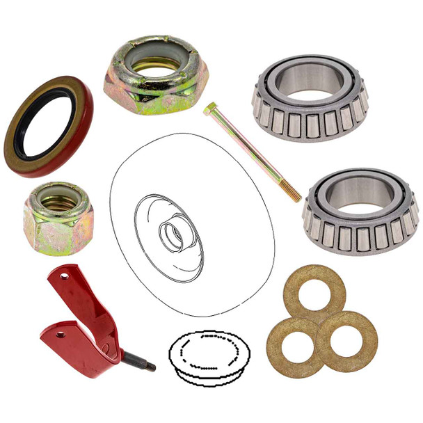 Fork Kit Bearing With Fork -  Hardware and Tire Assy For Toro GrandStand 52"