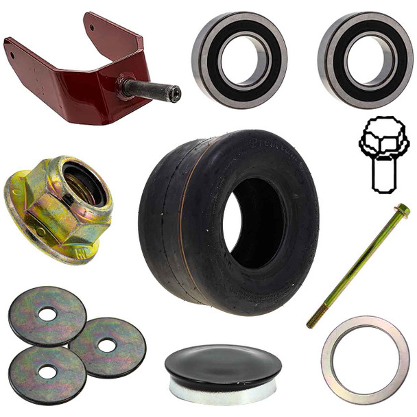 Fork Kit Bearing With Fork -  Hardware and Tire Assy For Toro Zmaster 52" 4000 Series Fork Kit Bearing With Fork -  Hardware and Tire Assy For Toro Zmaster 52" 4000 Series