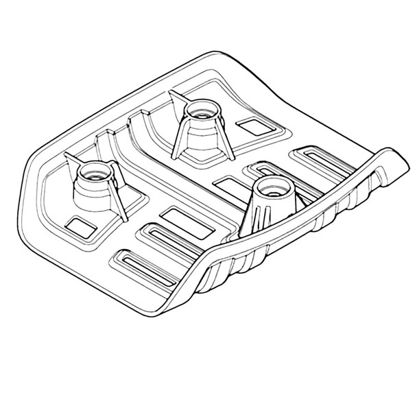 Husqvarna OEM 529848101 - Skid Plate Rmx Gz26S Mk-Ii - Husqvarna Original Part