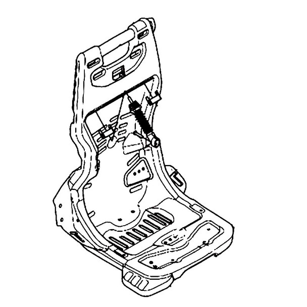 Husqvarna OEM 535509201 - Frame Engine Husqvarna-Grey - Husqvarna Original Part