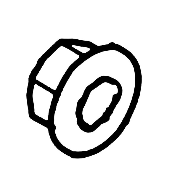 Husqvarna OEM 536572901 - Nut Hex With Flange M12 10.9Zp - Husqvarna Original Part