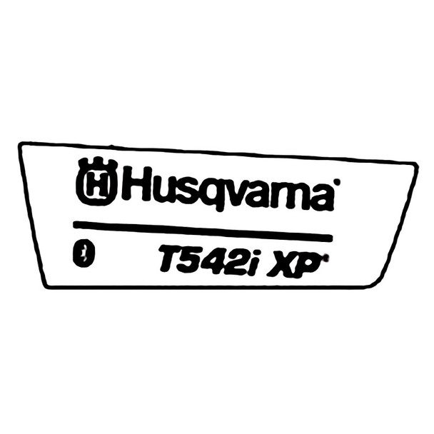 Husqvarna OEM 538837101 - Decal Product T542Ixp Bt - Husqvarna Original Part