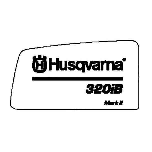 Husqvarna OEM 586834107 - Decal Product Left 320Ib Mii - Husqvarna Original Part