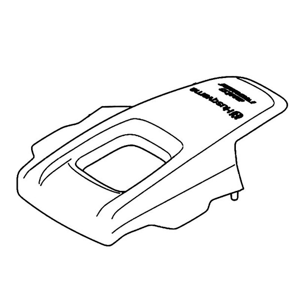 Husqvarna OEM 598905304 - Rear Cover Top Grey 450X Epos - Husqvarna Original Part