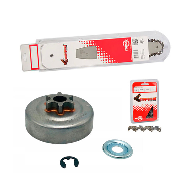 16" Bar Chain(x2) And Sprocket Kit For STIHL MS 162 Chainsaw