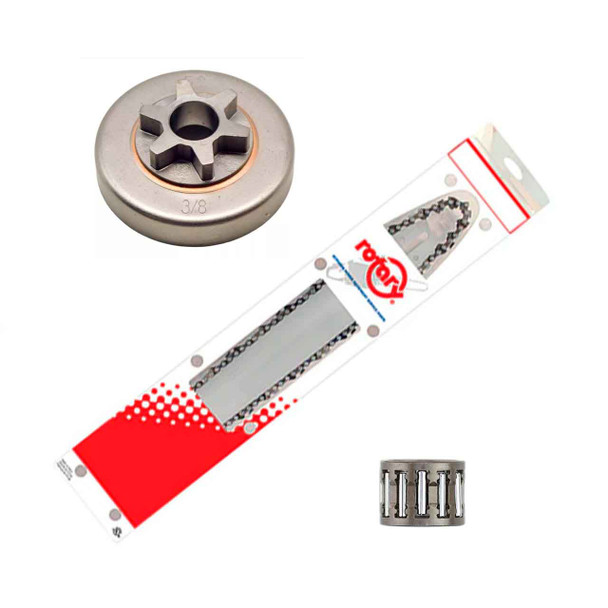 14" Bar Chain And Complete Sprocket Kit For ECHO CS-2511 Chainsaw