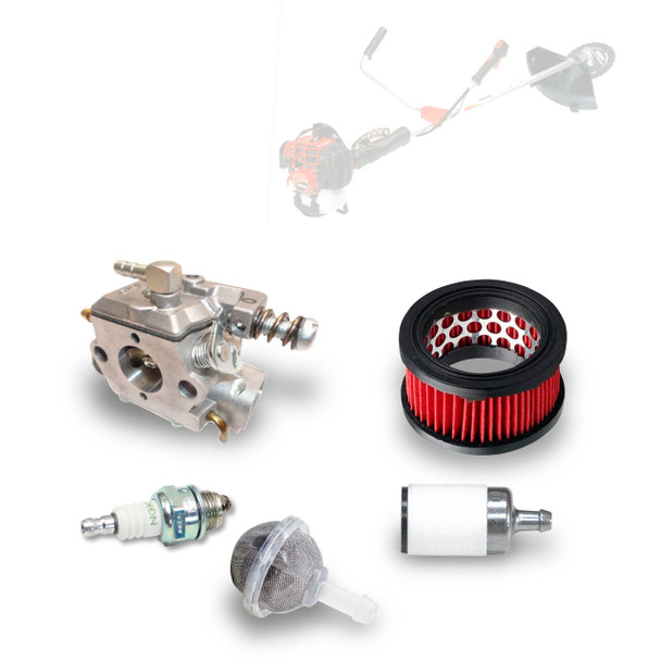 SHINDAIWA 450 COMPLETE CARBURETOR AIR-OIL-FUEL FILTERS SPARK PLUG KIT OEM