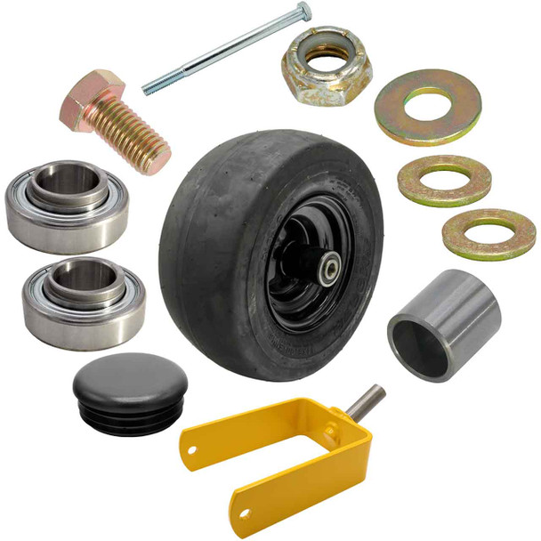 Fork Kit Bearing With Fork - Hardware and Tire Assy For Hustler Raptor X Fork Kit Bearing With Fork - Hardware and Tire Assy For Hustler Raptor X