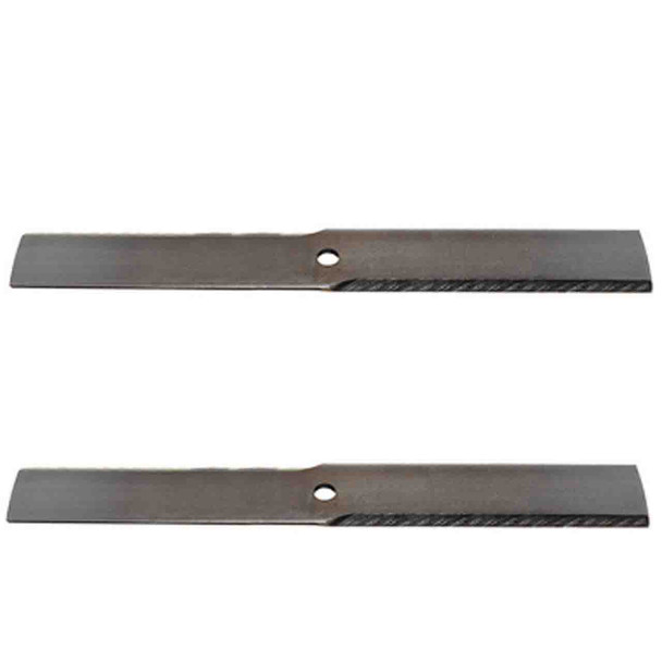 20-1/2" Universal Flat Blade Kit(2 Pack) For 40" Dixie Chopper Mower - 5/8" Center Hole Diam.
