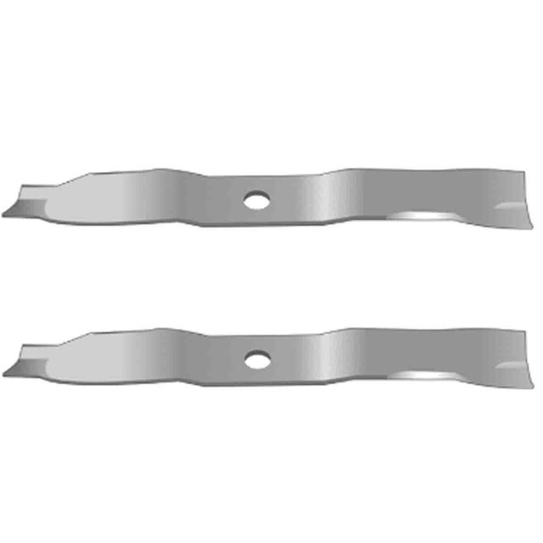 19-1/2" Blade Kit(2 Pack) Compatible With MURRAY OEM 09510E701 - .850" Center Hole