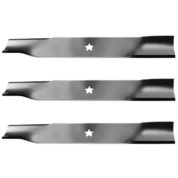 16-1/4" Blade Kit(3 Pack) Compatible With HUSQVARNA OEM 539-113425 - 5 point star Center Hole