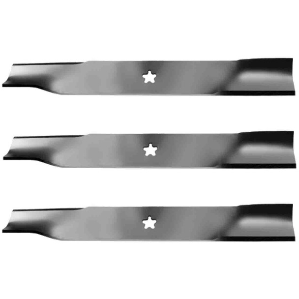 21" Blade Kit(3 Pack) Compatible With HUSQVARNA OEM 539-113312 - 5 point star Center Hole