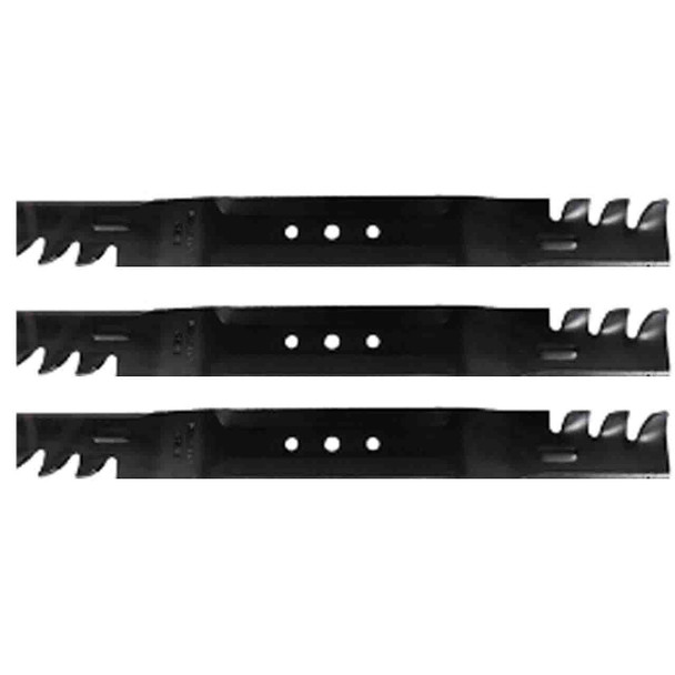 21-23/32" Universal Mulching Blade Kit(3 Pack) For Replace Toro Blade 108-9764-03 22" Recycler - 7/16" Center Hole