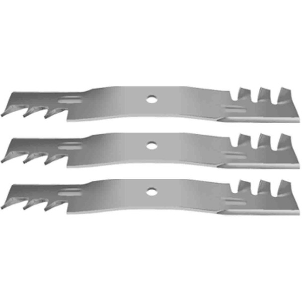 21" Blade Kit(3 Pack) Compatible With BOBCAT OEM 112111-03 - 5/8" Center Hole