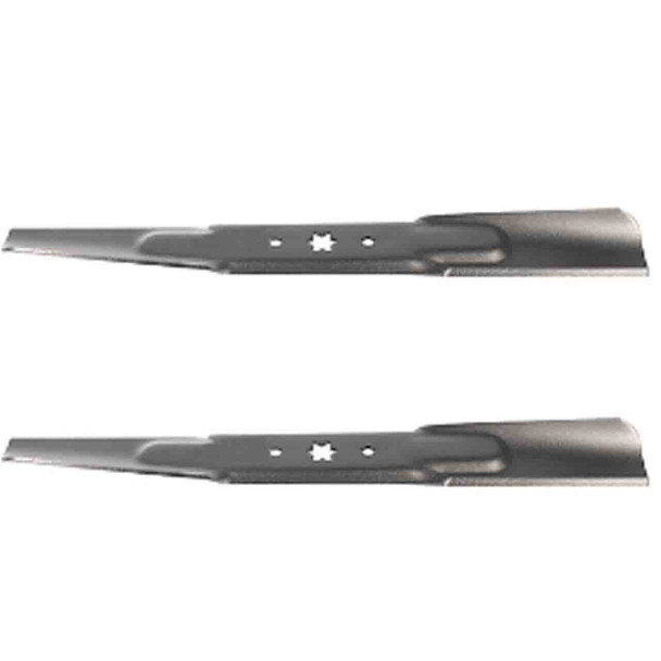 23-1/4" Blade Kit(2 Pack) Compatible With MTD OEM 742-04290 - 6 point star Center Hole