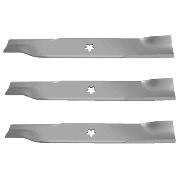 17-3/4" Blade Kit(3 Pack) Compatible With HUSQVARNA OEM 574870801 - 5 point star Center Hole