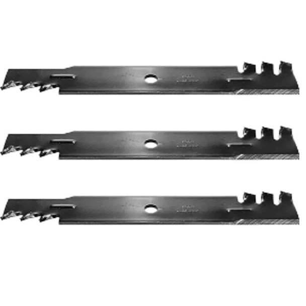 20-1/2" Universal Wide Heavy Duty Mulching Blade Kit(3 Pack) For Replace Kubota Blade 76539-34330 - 1-1/8" Center Hole 20-1/2" Universal Wide Heavy Duty Mulching Blade Kit(3 Pack) For Replace Kubota Blade 76539-34330 - 1-1/8" Center Hole