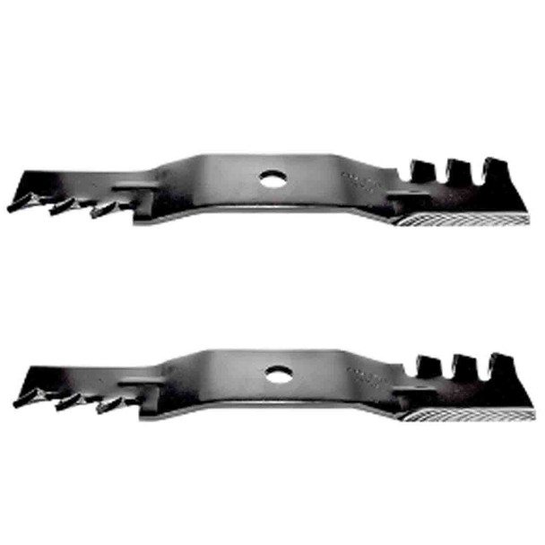 19" Blade Kit(2 Pack) Compatible With JOHN DEERE OEM M136195 - .904" Center Hole